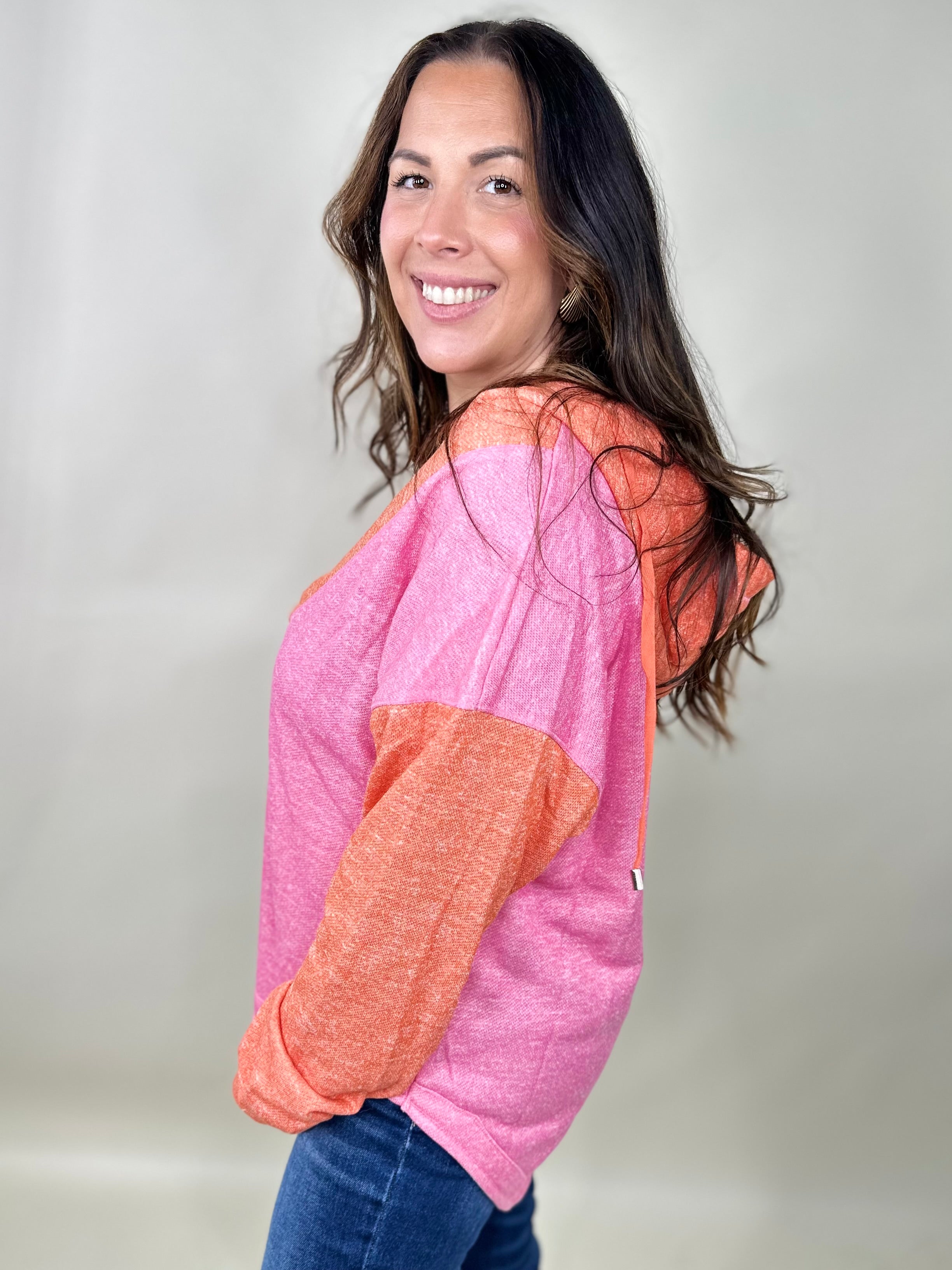 State of Mind Hoodie-210 Hoodies-Davi & Dani-Heathered Boho Boutique, Women's Fashion and Accessories in Palmetto, FL