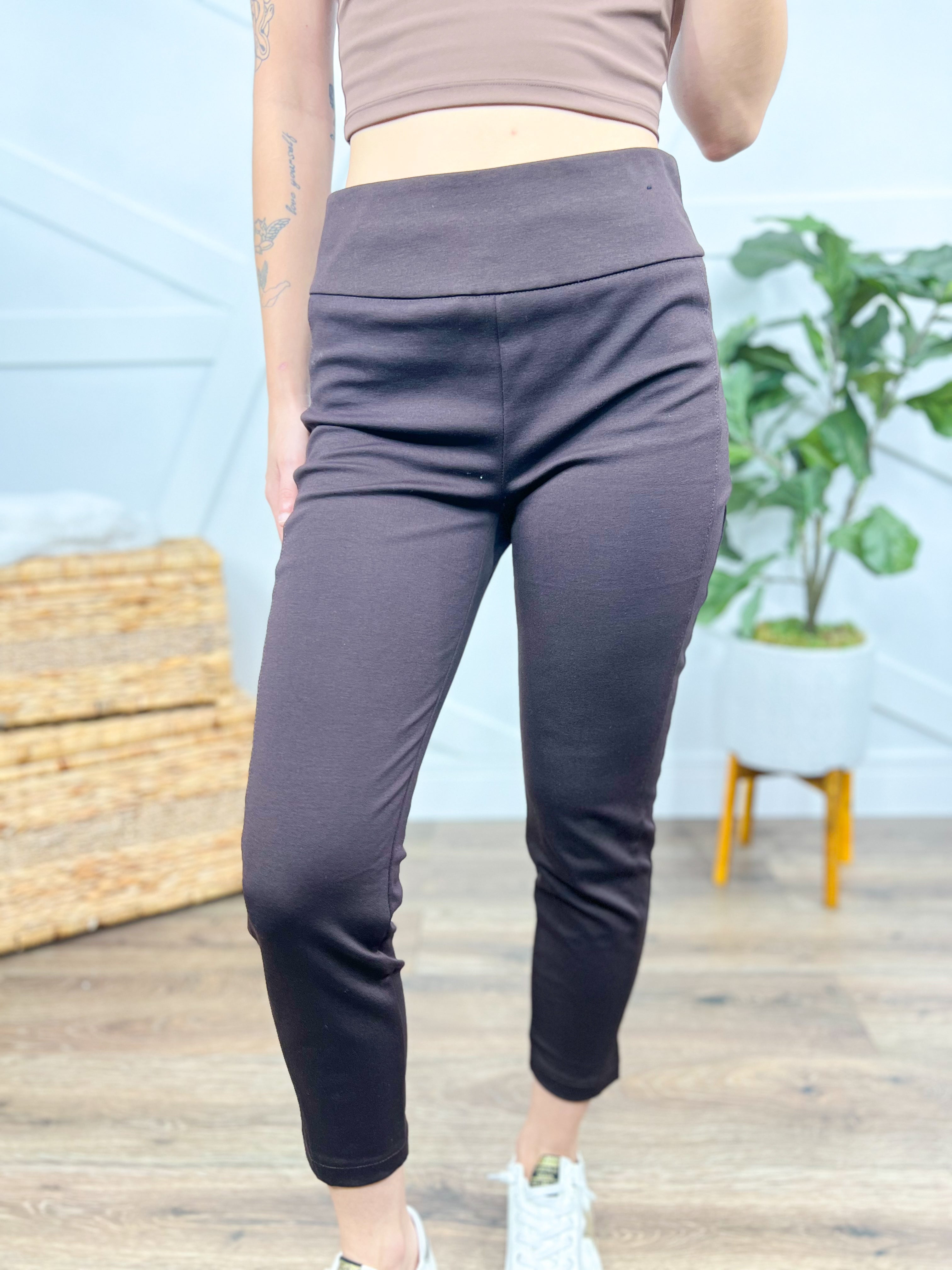 RESTOCK : Sleek Look 26” Inseam Pants-150 PANTS-DEAR SCARLETT-Heathered Boho Boutique, Women's Fashion and Accessories in Palmetto, FL