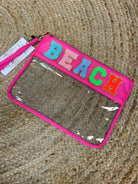 Restock: BEACH Cosmetic Bag-320 Bags-Heathered Boho-Heathered Boho Boutique, Women's Fashion and Accessories in Palmetto, FL
