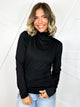 The Everyday Luxe Turtleneck Tunic Top-120 LONG SLEEVE TOPS-ZENANA-Heathered Boho Boutique, Women's Fashion and Accessories in Palmetto, FL