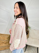 To Perfection Jacket - Pink-200 Jackets/Shackets-Pol-Heathered Boho Boutique, Women's Fashion and Accessories in Palmetto, FL