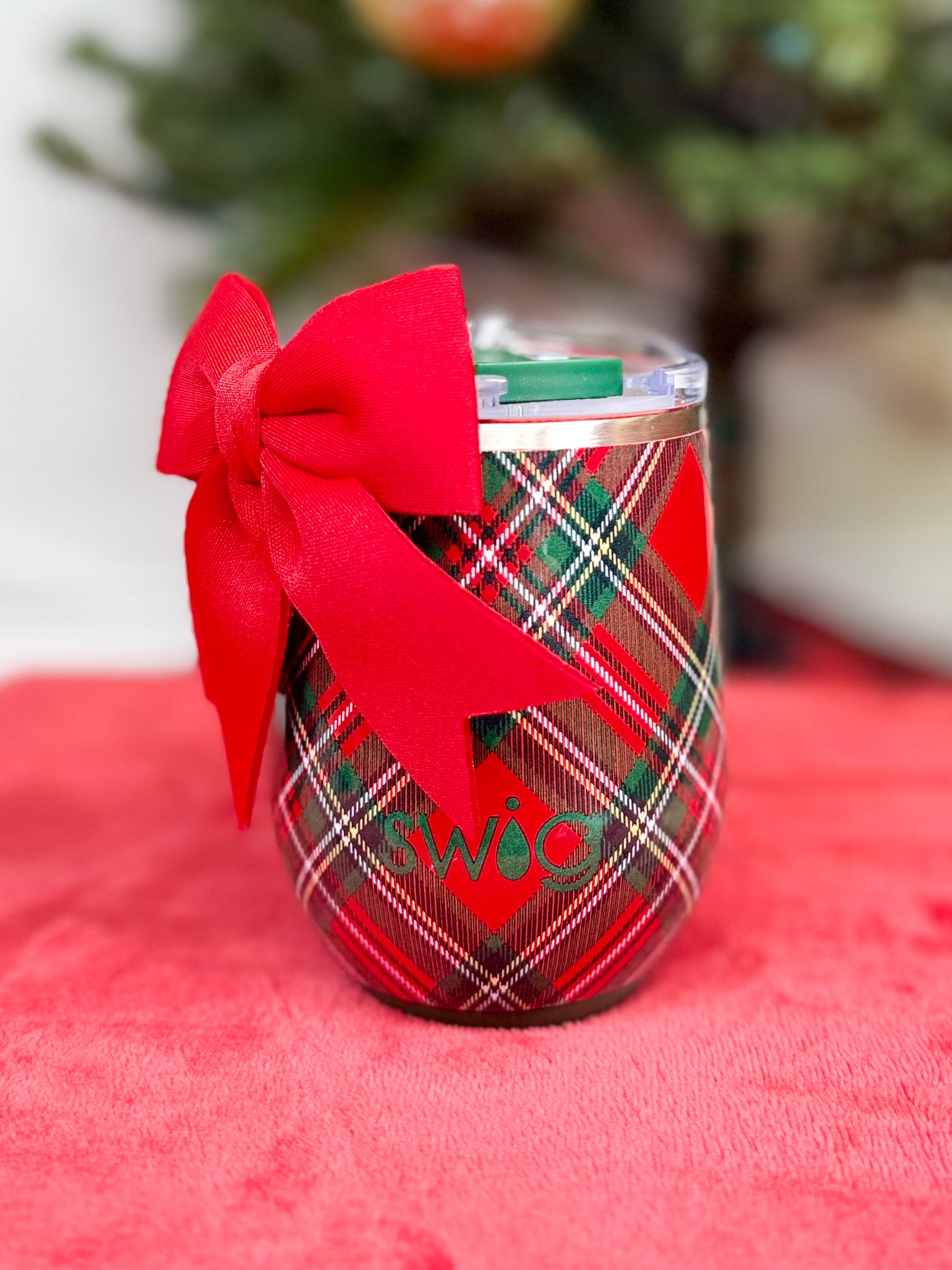 Christmas Plaid Swig-340 Other Accessories-Swig-Heathered Boho Boutique, Women's Fashion and Accessories in Palmetto, FL