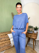 Homebound Set-240 ACTIVEWEAR/SETS-ZENANA-Heathered Boho Boutique, Women's Fashion and Accessories in Palmetto, FL