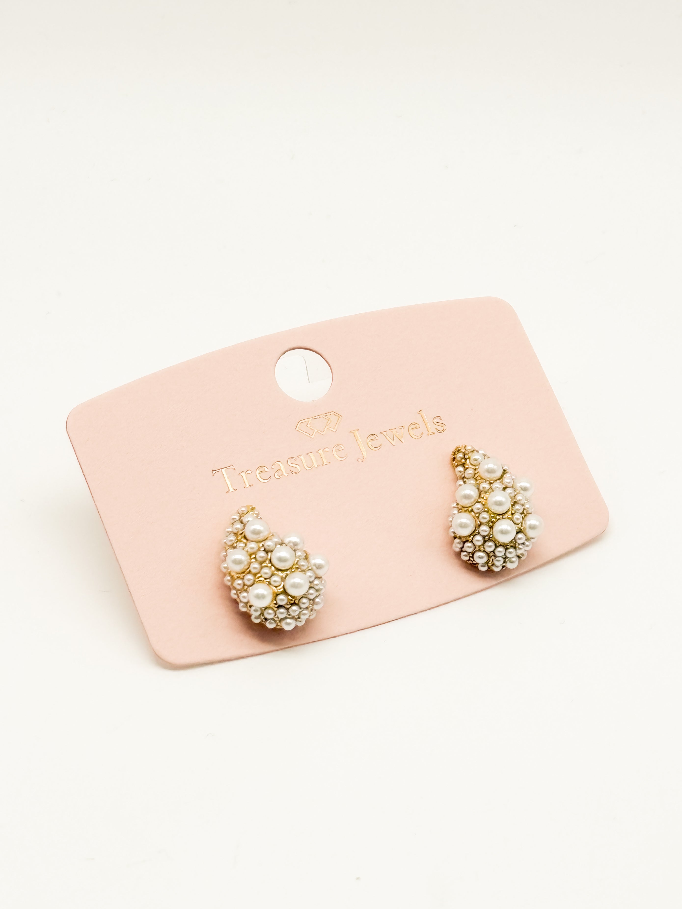 DOORBUSTER: Pearl Pop Drop Earrings-310 Jewelry-Treasure Jewels-Heathered Boho Boutique, Women's Fashion and Accessories in Palmetto, FL