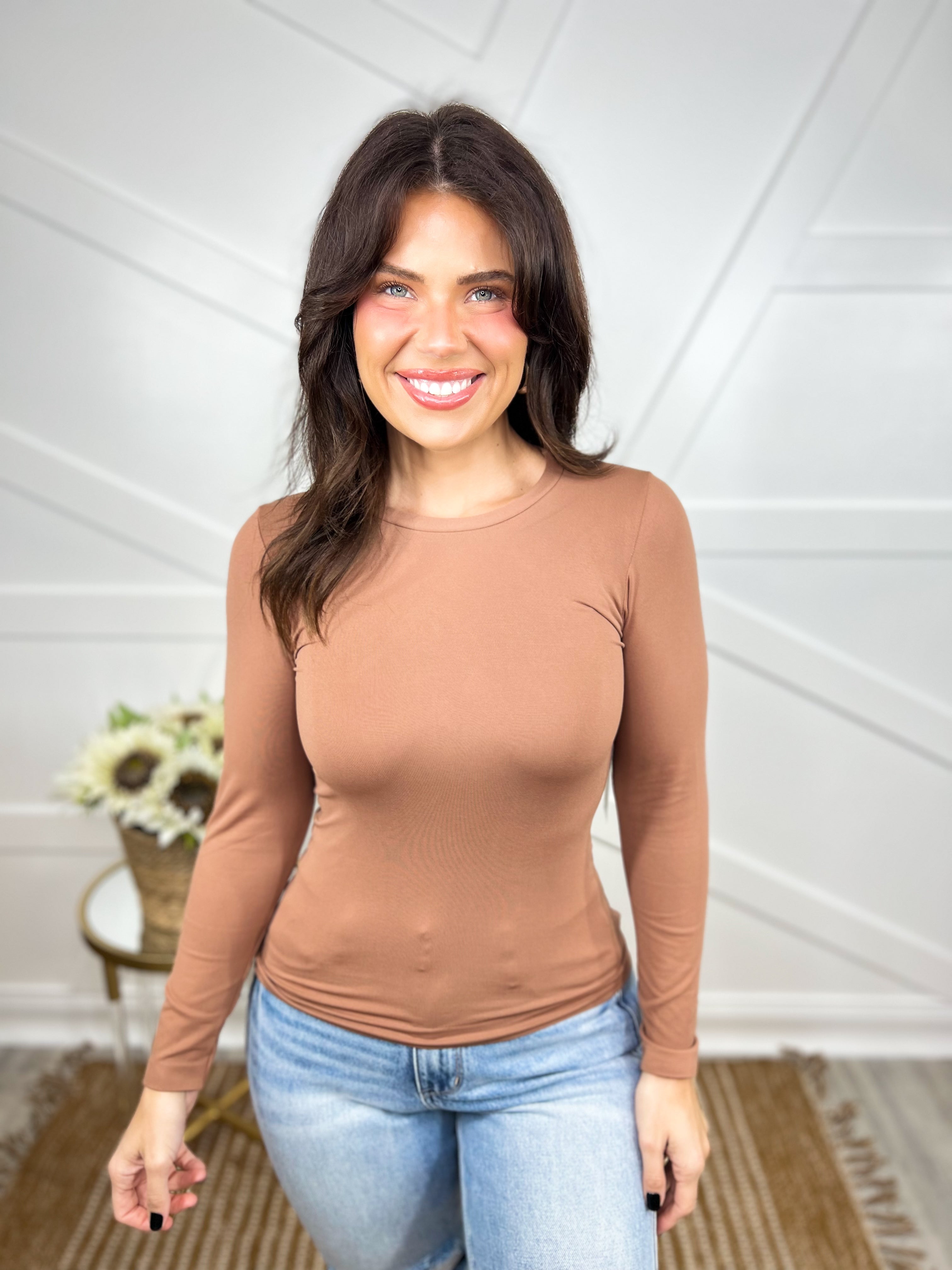 Restock: Take Your Time Seamless Top-120 Long Sleeve Tops-YELETE-Heathered Boho Boutique, Women's Fashion and Accessories in Palmetto, FL