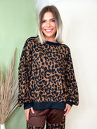 Wild At Heart Pullover-120 LONG SLEEVE TOPS-HEIMISH-Heathered Boho Boutique, Women's Fashion and Accessories in Palmetto, FL