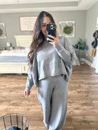 RESTOCK: Coastline Sweater Set-240 Activewear/Sets-Rae Mode-Heathered Boho Boutique, Women's Fashion and Accessories in Palmetto, FL