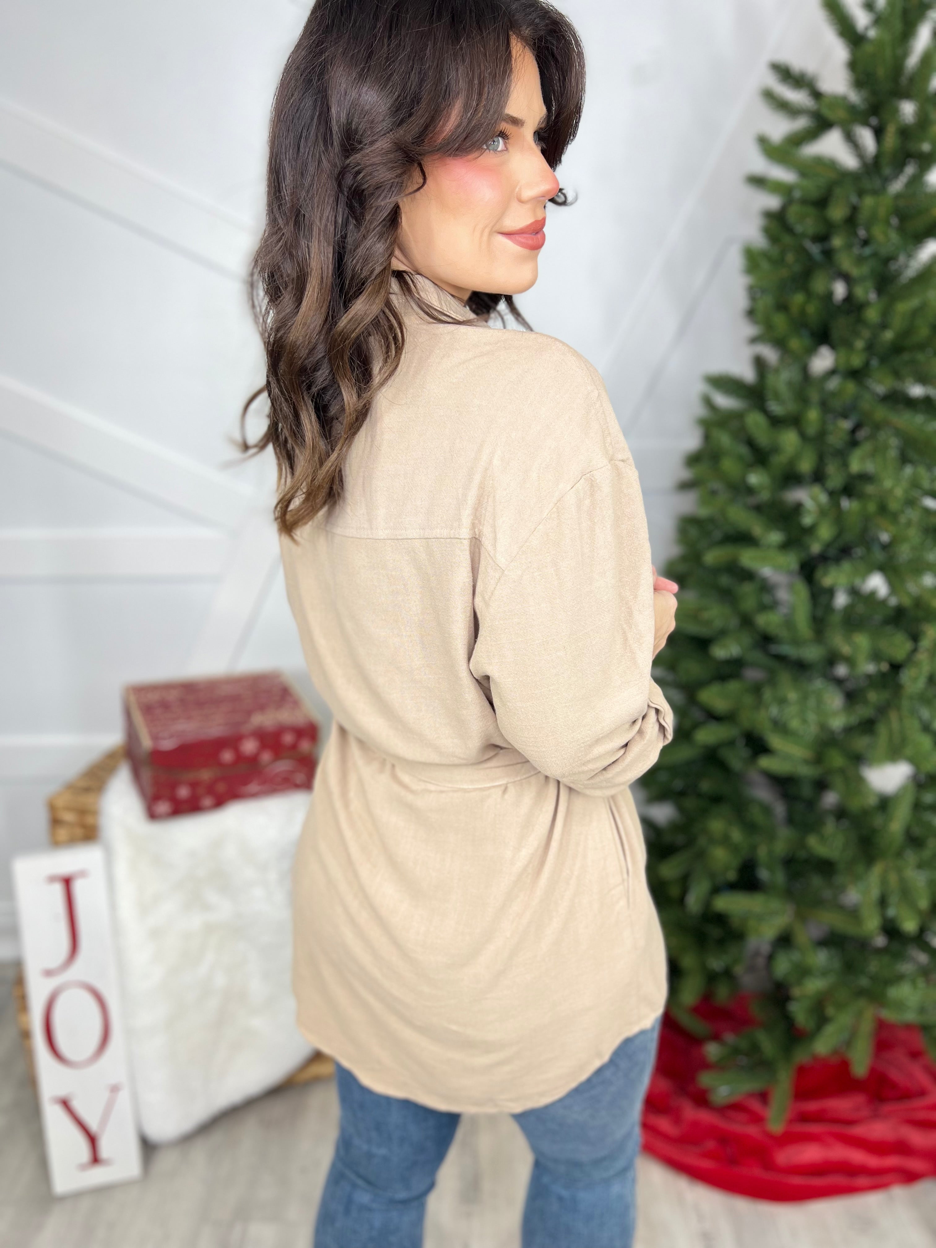 On A Whim Top-120 Long Sleeve Tops-Sew In Love-Heathered Boho Boutique, Women's Fashion and Accessories in Palmetto, FL