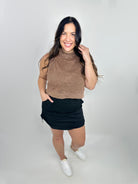 Sporty Skort-170 Skort/ Skirt-White Birch-Heathered Boho Boutique, Women's Fashion and Accessories in Palmetto, FL