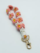 Braided Flower Wristlet-340 Other Accessories-Zenana-Heathered Boho Boutique, Women's Fashion and Accessories in Palmetto, FL