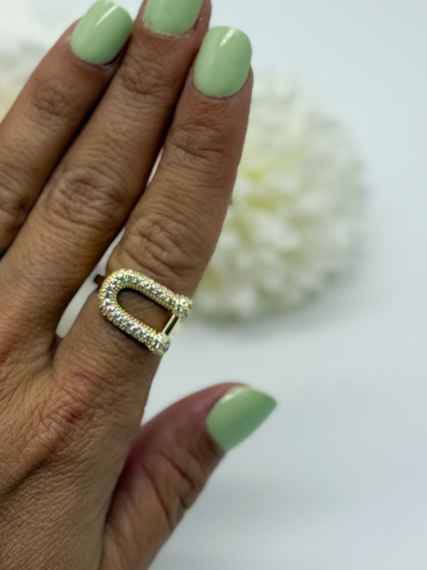 Lucky Horseshoe Ring-310 Jewelry-Joseph Anthony NY, Inc-Heathered Boho Boutique, Women's Fashion and Accessories in Palmetto, FL