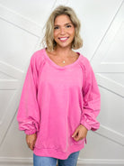 RESTOCK : Got Your Back Long Sleeve Top-120 Long Sleeve Tops-Pol-Heathered Boho Boutique, Women's Fashion and Accessories in Palmetto, FL