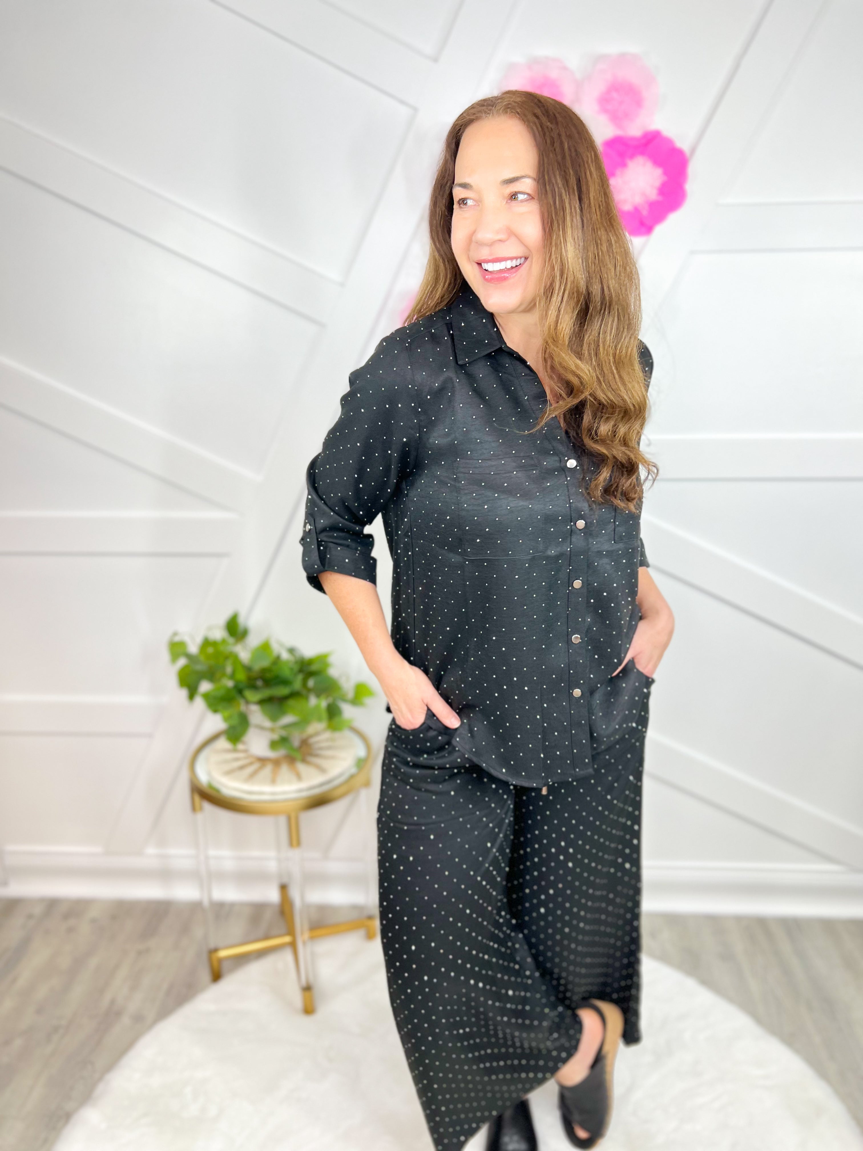 Wish Granted Pants-150 PANTS-SPIN USA-Heathered Boho Boutique, Women's Fashion and Accessories in Palmetto, FL