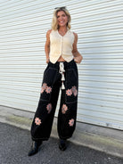 Fancy Nancy Pants-150 PANTS-ODDI-Heathered Boho Boutique, Women's Fashion and Accessories in Palmetto, FL