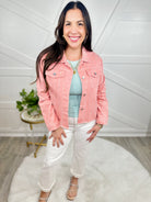 RESTOCK : Hot Shot Denim Jacket-200 Jackets/Shackets-Origami Apparel-Heathered Boho Boutique, Women's Fashion and Accessories in Palmetto, FL