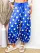 Restock: Dot It Your Way Balloon Pants-150 PANTS-ODDI-Heathered Boho Boutique, Women's Fashion and Accessories in Palmetto, FL