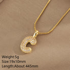 All About YOU Initial Necklace-310 JEWELRY-NIHAO JEWELRY-Heathered Boho Boutique, Women's Fashion and Accessories in Palmetto, FL