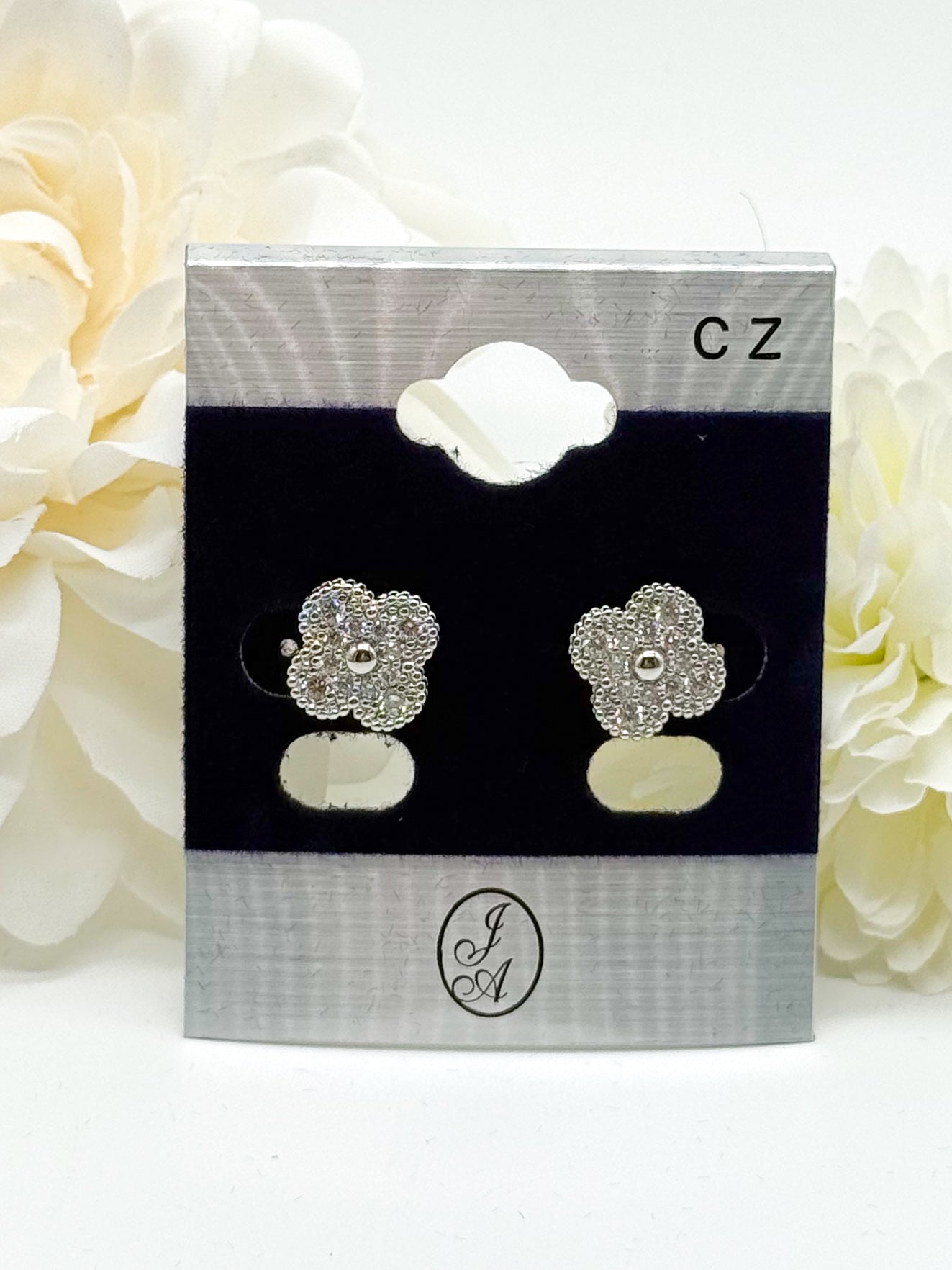 Simple Clover Earrings-310 Jewelry-Joseph Anthony NY, Inc-Heathered Boho Boutique, Women's Fashion and Accessories in Palmetto, FL