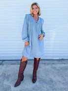 Big Influence Dress-230 DRESSES/JUMPSUITS/ROMPERS-ODDI-Heathered Boho Boutique, Women's Fashion and Accessories in Palmetto, FL