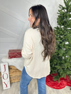 Make It Right Long Sleeve Top-120 Long Sleeve Tops-Sew In Love-Heathered Boho Boutique, Women's Fashion and Accessories in Palmetto, FL