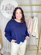 Better Believe It Sweater-125 Sweater-She + Sky-Heathered Boho Boutique, Women's Fashion and Accessories in Palmetto, FL