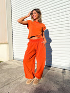 Dream Of Genie Top-110 SHORT SLEEVE TOP-HEIMISH-Heathered Boho Boutique, Women's Fashion and Accessories in Palmetto, FL