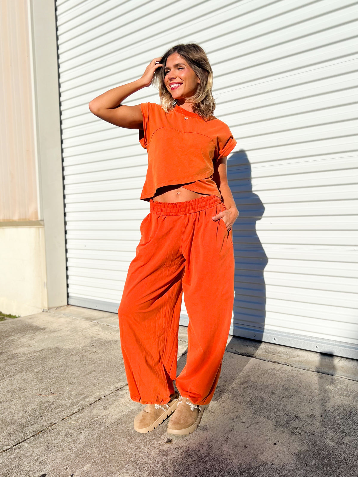 Dream Of Genie Top-110 SHORT SLEEVE TOP-HEIMISH-Heathered Boho Boutique, Women's Fashion and Accessories in Palmetto, FL