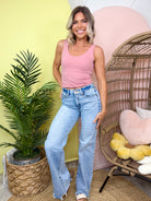 Wild Flare High Rise Jeans by Saige-190 JEANS-SAIGE-Heathered Boho Boutique, Women's Fashion and Accessories in Palmetto, FL