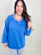 RESTOCK : Got Your Back Long Sleeve Top-120 Long Sleeve Tops-Pol-Heathered Boho Boutique, Women's Fashion and Accessories in Palmetto, FL