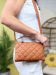 Quilted Envy Crossbody-340 Other Accessories-Isabelle Handbags-Heathered Boho Boutique, Women's Fashion and Accessories in Palmetto, FL