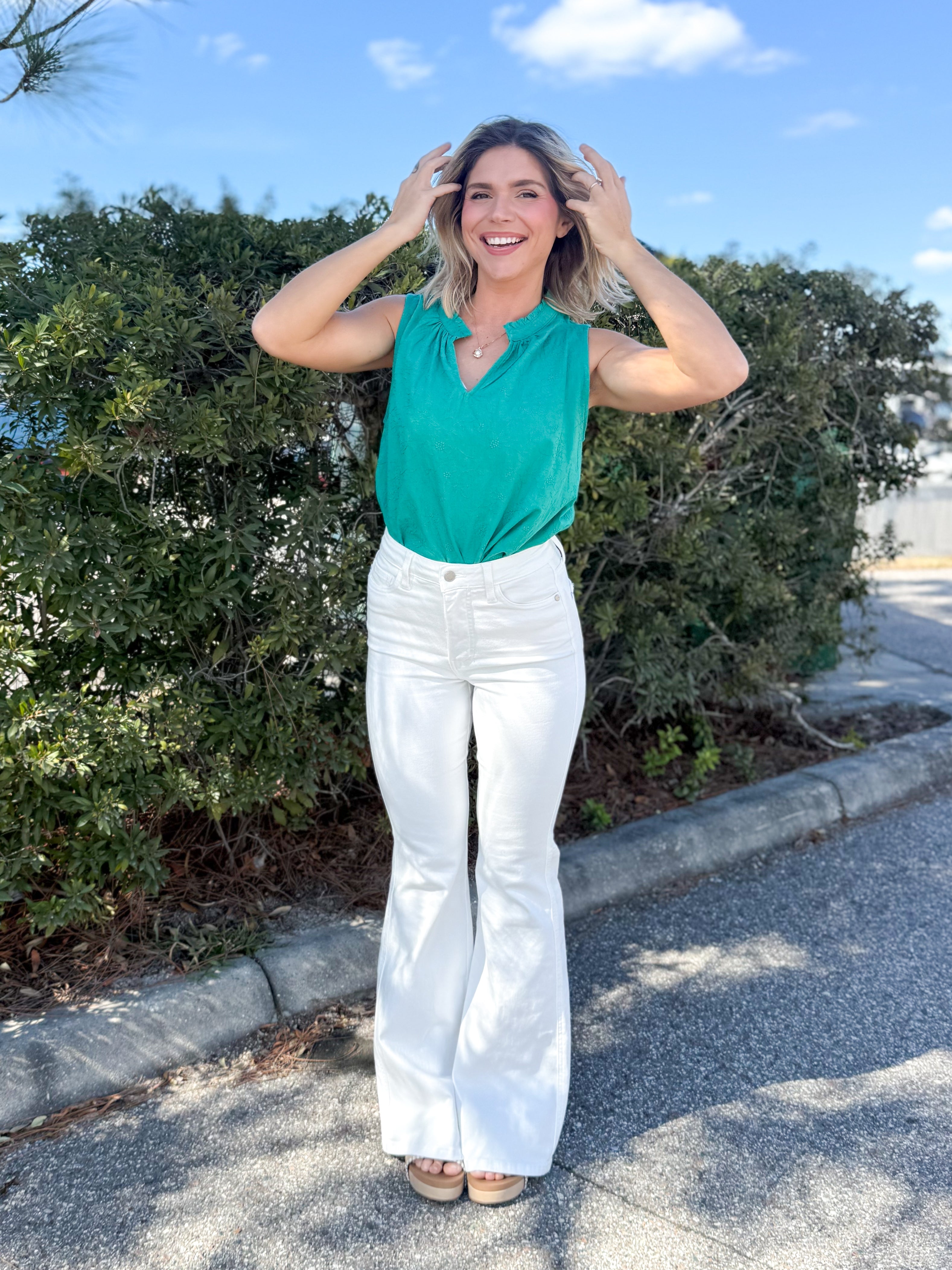 Look So Lovely Top-100 Tank/Crop Tops-DEAR SCARLETT-Heathered Boho Boutique, Women's Fashion and Accessories in Palmetto, FL