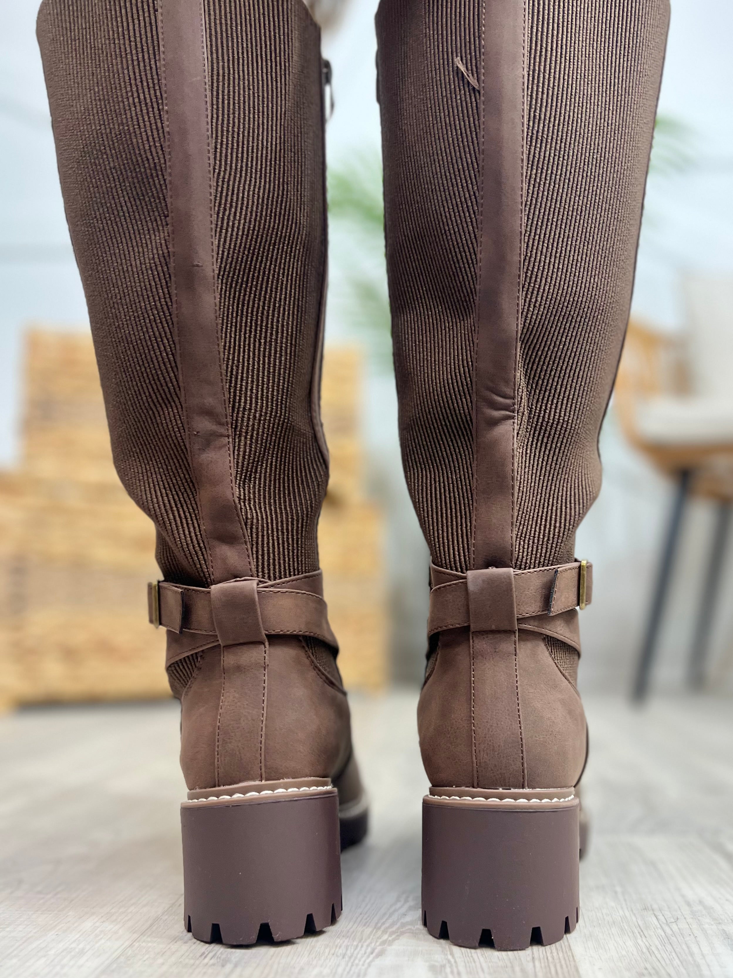 Agenda Boots - Brown-350 SHOES-Forever Link-Heathered Boho Boutique, Women's Fashion and Accessories in Palmetto, FL