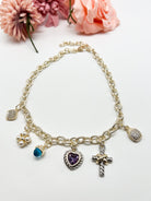 Gracious Charm Necklace-310 Jewelry-Millenx Accessories, LLC.-Heathered Boho Boutique, Women's Fashion and Accessories in Palmetto, FL