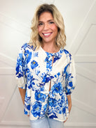 Floral Edit Top-120 Long Sleeve Tops-oddi-Heathered Boho Boutique, Women's Fashion and Accessories in Palmetto, FL