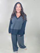 Mature Comfort Lounge Pants-150 PANTS-Oddi-Heathered Boho Boutique, Women's Fashion and Accessories in Palmetto, FL