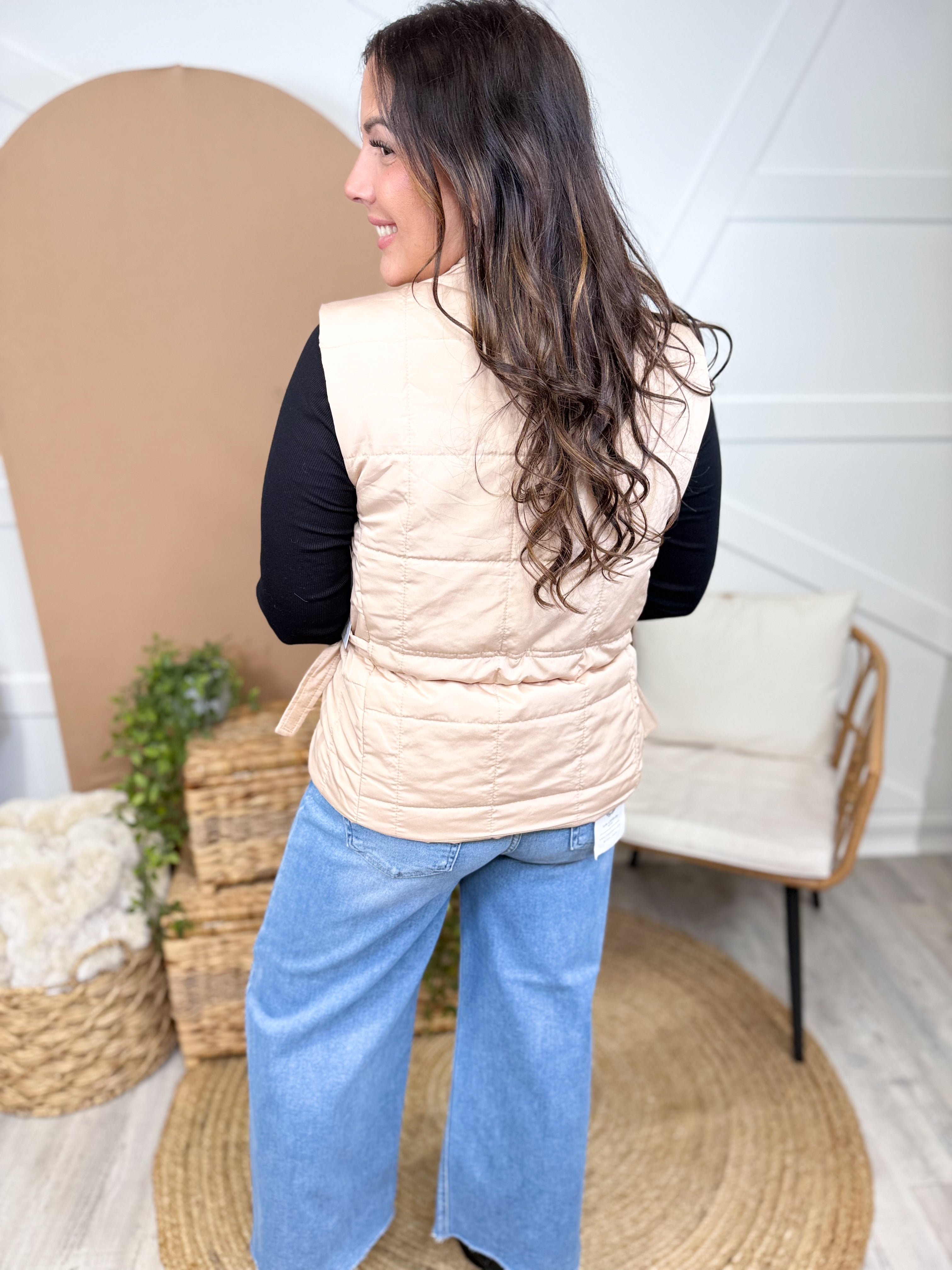 Great Heights Vest-200 JACKETS/SHACKETS-HAPTICS-Heathered Boho Boutique, Women's Fashion and Accessories in Palmetto, FL