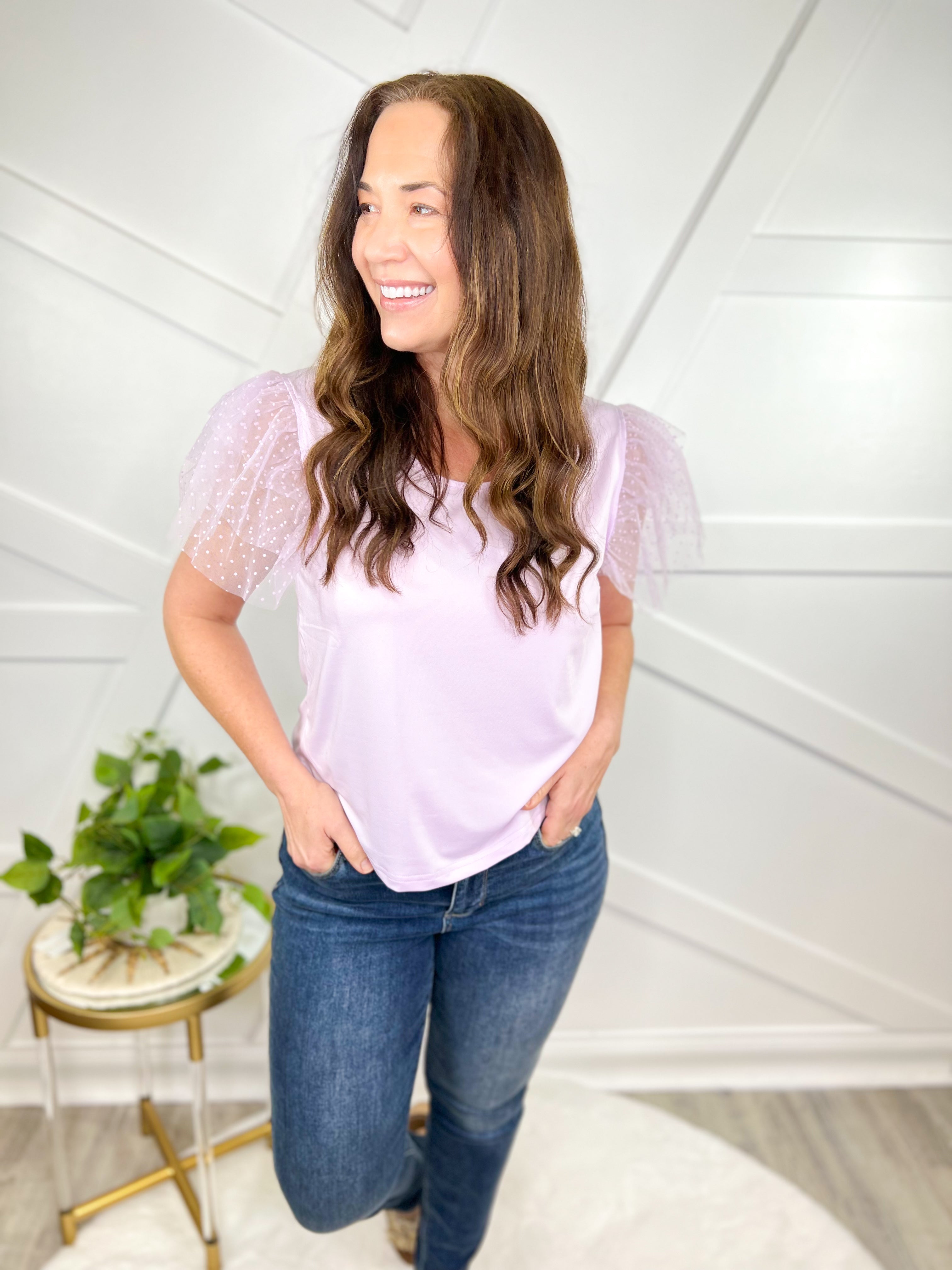 What a Treat Top-110 Short Sleeve Top-Southern Grace-Heathered Boho Boutique, Women's Fashion and Accessories in Palmetto, FL