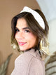 Polka Dot Knotted Headband-330 Headwear-Love & Repeat-Heathered Boho Boutique, Women's Fashion and Accessories in Palmetto, FL