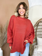 On Your Mind Pullover-120 LONG SLEEVE TOPS-ZENANA-Heathered Boho Boutique, Women's Fashion and Accessories in Palmetto, FL