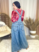 RESTOCK: Home At Last Denim Jumpsuit-230 Dresses/Jumpsuits/Rompers-Easel-Heathered Boho Boutique, Women's Fashion and Accessories in Palmetto, FL