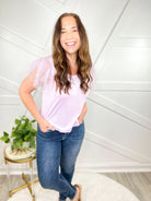 What a Treat Top-110 Short Sleeve Top-Southern Grace-Heathered Boho Boutique, Women's Fashion and Accessories in Palmetto, FL