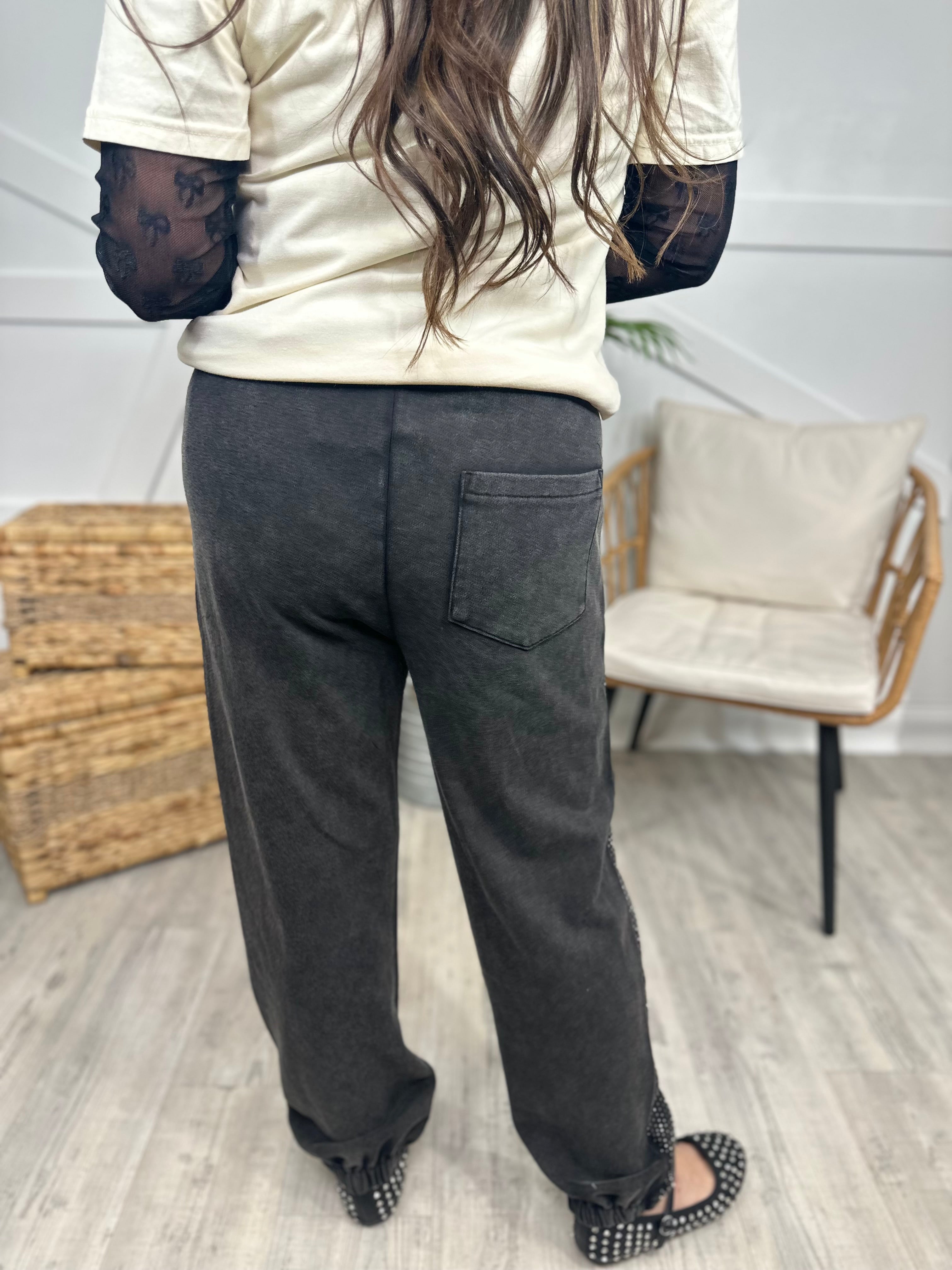 The Razzle Dazzle Joggers-150 PANTS-Davi & Dani-Heathered Boho Boutique, Women's Fashion and Accessories in Palmetto, FL