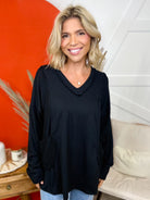 More Than Most Long Sleeve Top-120 LONG SLEEVE TOPS-Heimish-Heathered Boho Boutique, Women's Fashion and Accessories in Palmetto, FL