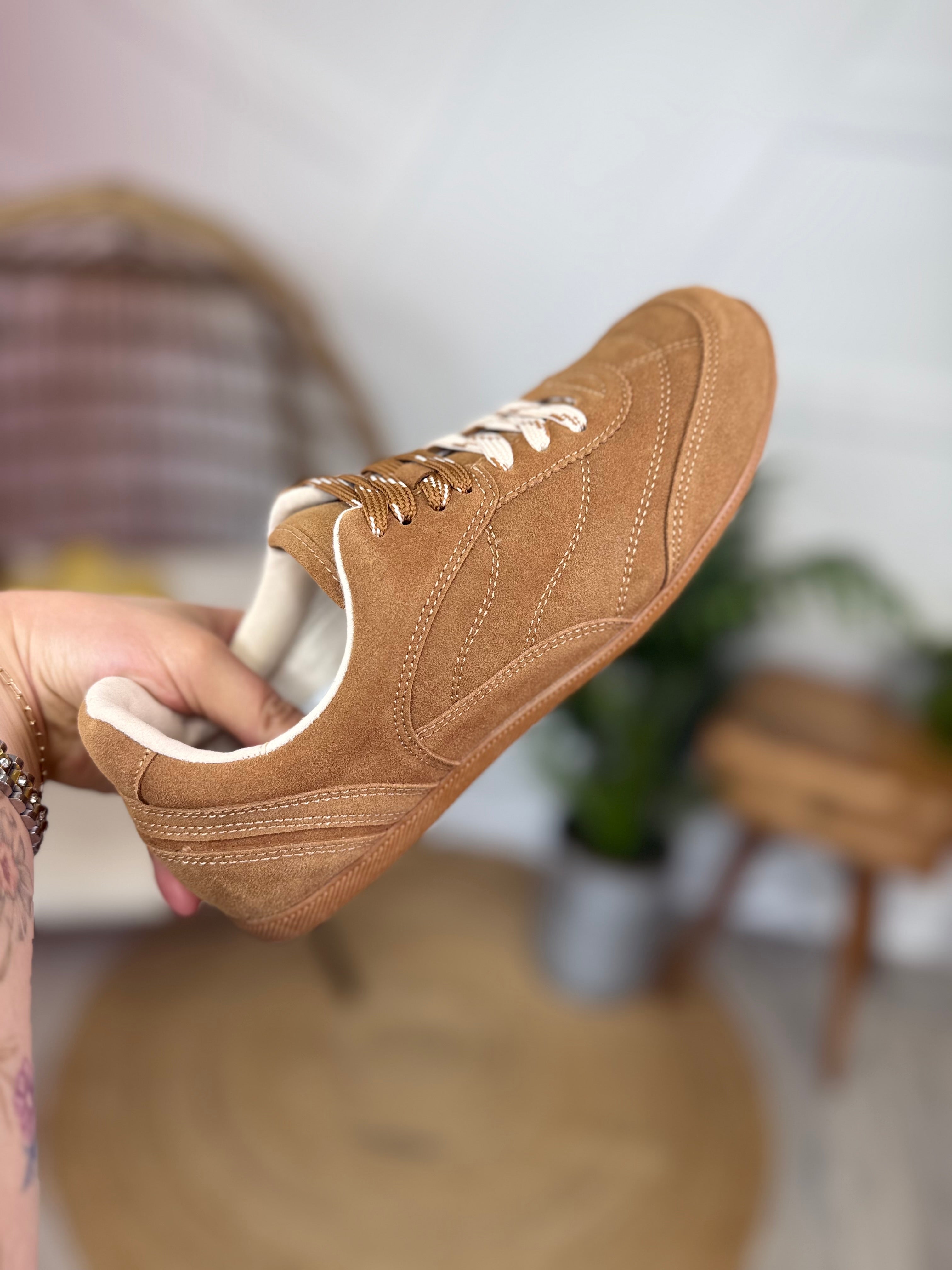Bosley Sneakers - D Tan-350 SHOES-Fortune Dynamic-Heathered Boho Boutique, Women's Fashion and Accessories in Palmetto, FL