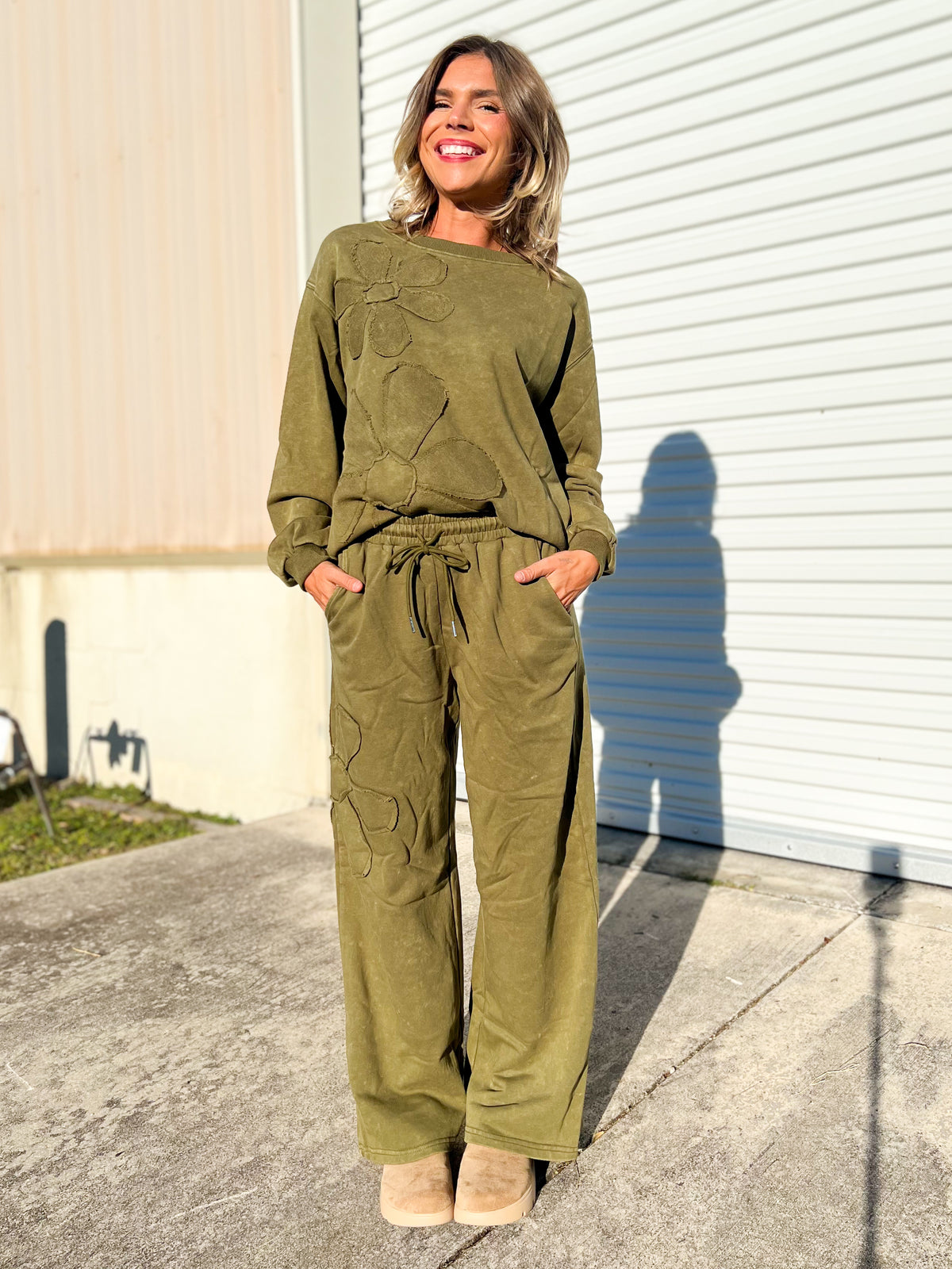 Flower Power Mineral Wash Pullover-120 LONG SLEEVE TOPS-HEIMISH-Heathered Boho Boutique, Women's Fashion and Accessories in Palmetto, FL