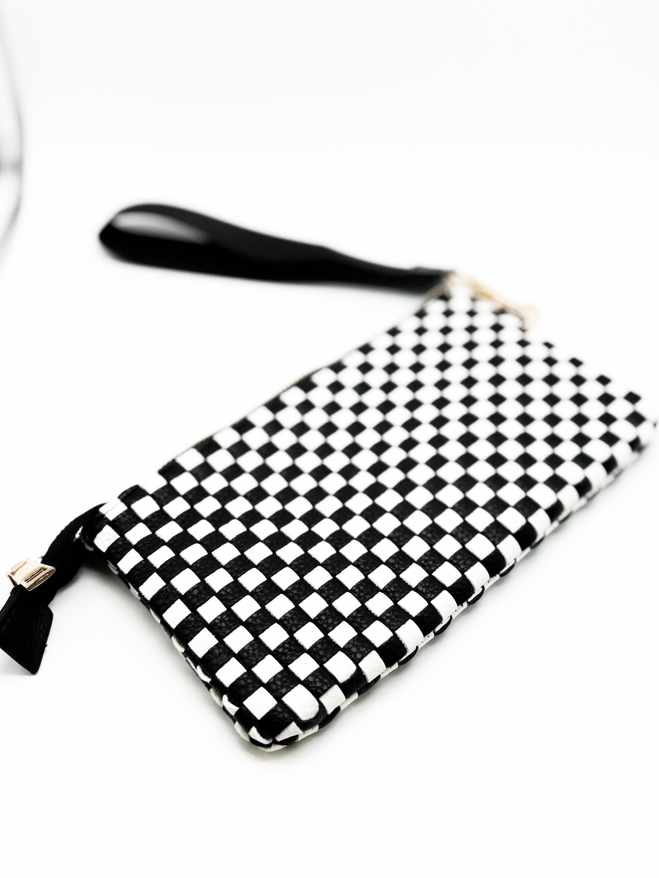 The Harper Woven Wristlet-320 BAGS-NIHAO JEWELRY-Heathered Boho Boutique, Women's Fashion and Accessories in Palmetto, FL
