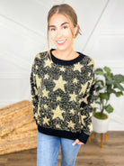 Time to Shine Star Sweater-125 Sweater-Jess Lea-Heathered Boho Boutique, Women's Fashion and Accessories in Palmetto, FL