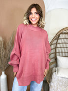 On Your Mind Pullover-120 LONG SLEEVE TOPS-ZENANA-Heathered Boho Boutique, Women's Fashion and Accessories in Palmetto, FL