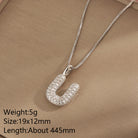 All About YOU Initial Necklace-310 JEWELRY-NIHAO JEWELRY-Heathered Boho Boutique, Women's Fashion and Accessories in Palmetto, FL