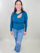 Big Energy Long Sleeve Top by Heathered Boho-120 Long Sleeve Tops-Davi & Dani-Heathered Boho Boutique, Women's Fashion and Accessories in Palmetto, FL